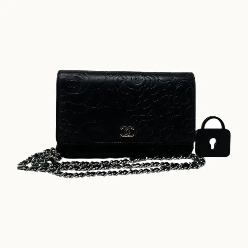 Bolso Chanel Wallet on Chain WOC Camelias