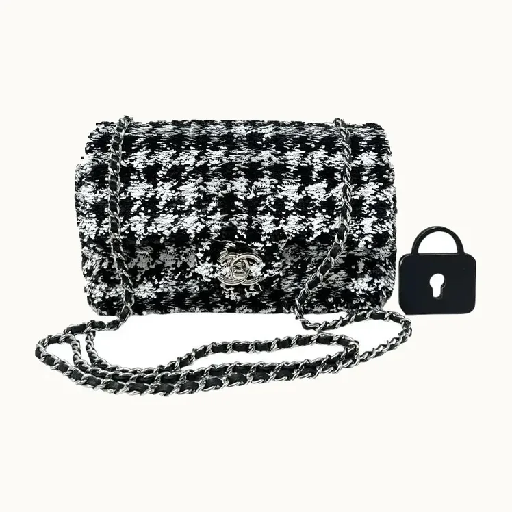 Bolso Chanel Clásica Mini Lentejuelas