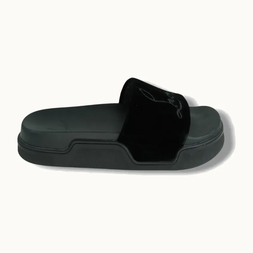 Sandalias Christian Louboutin Velvet Negras