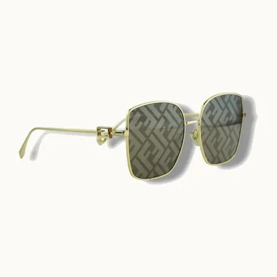Lentes de Sol Fendi Cafés y dorados