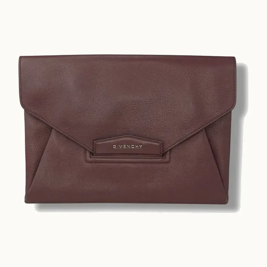 Clutch Givenchy Antigona Envelope Vino