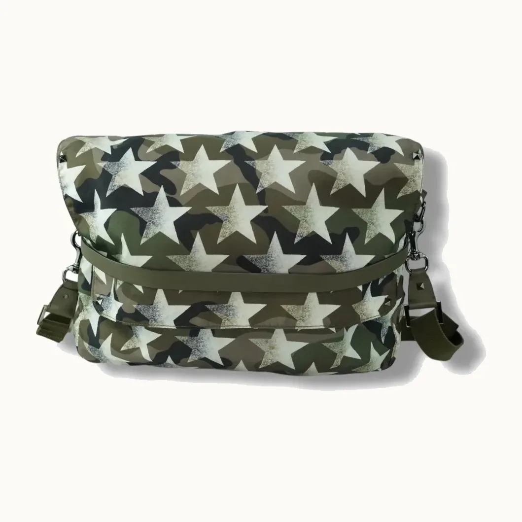 Valentino Garavani Printed Camustars Messenger Bag