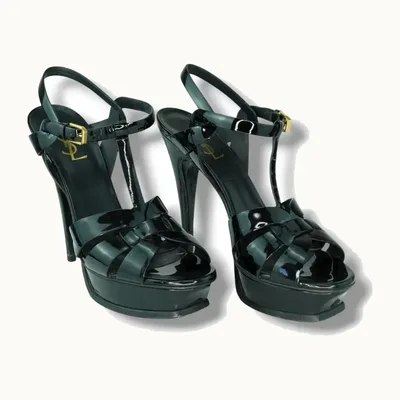 Saint Laurent Tribute Heels Black