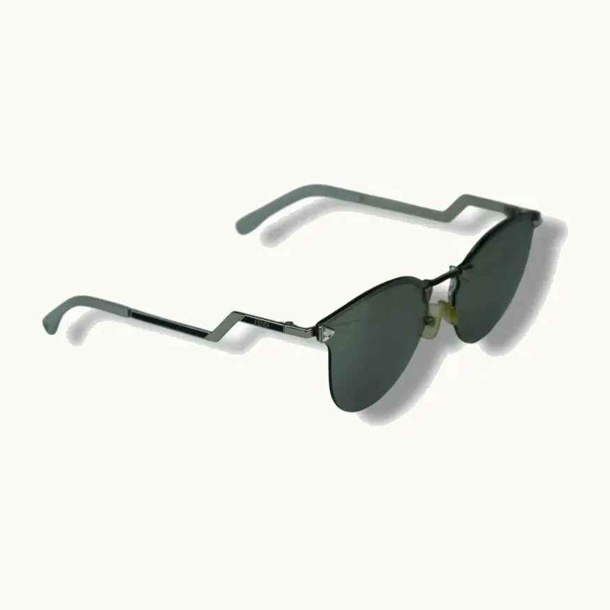 Lentes de Sol Fendi Aviator Mirrored Plateados