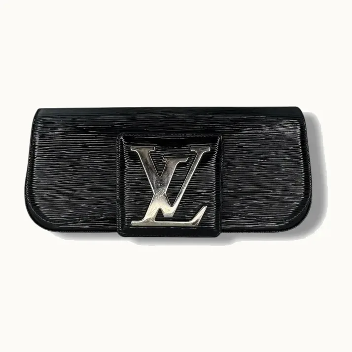 Clutch Louis Vuitton Sobe Epi Patent Leather Negro
