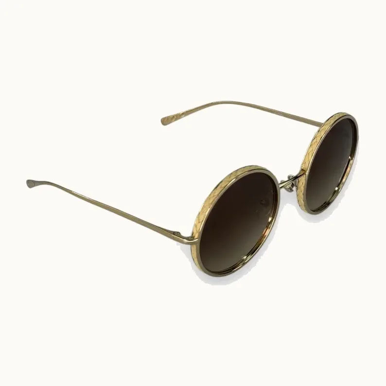 Lentes de Sol Chanel Interlocking Logo Round