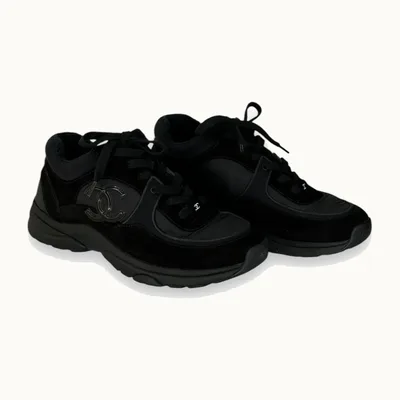 Tenis Chanel Low Negros