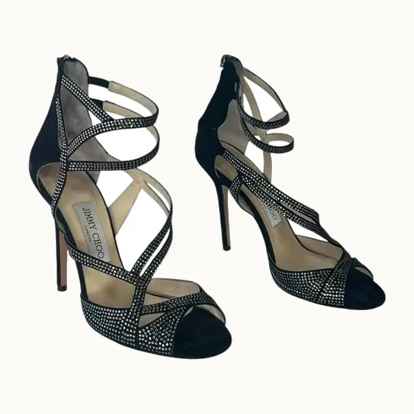 Sandalias Jimmy Choo Dome Diamante Embellished
