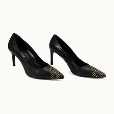 Saint Laurent Studded Leather Pumps
