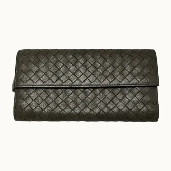 Billetera Bottega Veneta Gris