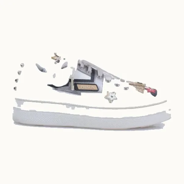 Tenis Prada Robot Queen Blancos, Talla 39