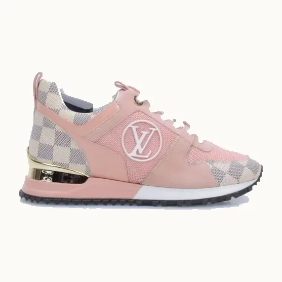 Tenis Louis Vuitton Run Away Rosas, Talla 35.5