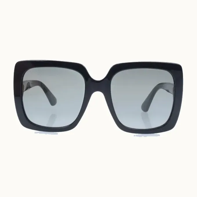 Lentes de Sol Gucci Crystal Logo Negros