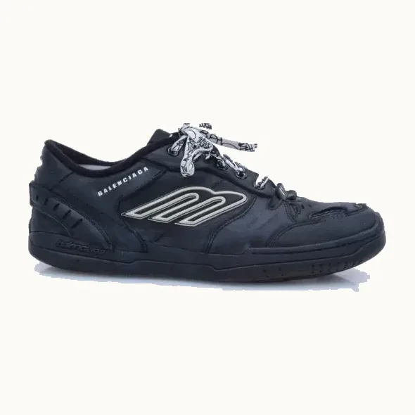 Tenis Balenciaga Hamptons Worn-out Negros, Talla 41