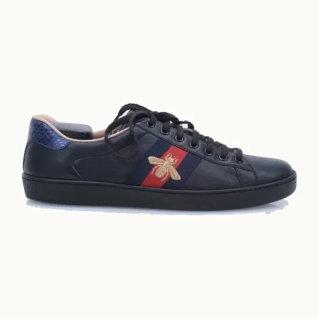 Tenis Gucci Ace Negros, Talla 42