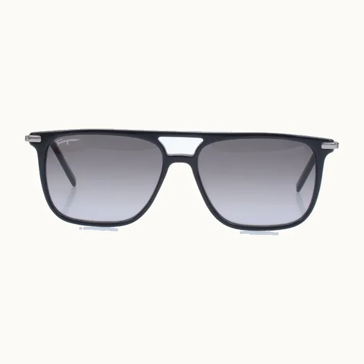 Lentes de Sol Salvatore Ferragamo Wayfarer Negros