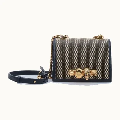 Bolso Crossbody Alexander McQueen Jewelled Small Negro