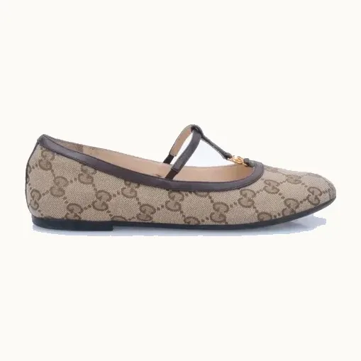 Balerinas Gucci GG Canvas Kids, Talla 34