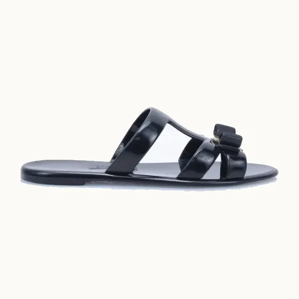 Sandalias Salvatore Ferragamo Lylia Negras, Talla 40