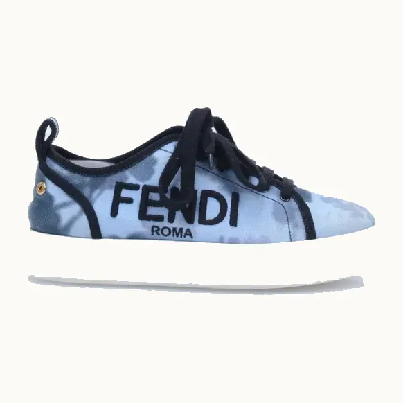 Tenis Fendi Rise Tie-Dye Azules, Talla 38