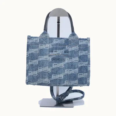Bolso Crossbody Balenciaga Hardware Small Denim Azul