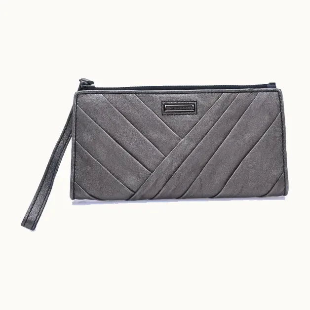 Billetera Burberry Plateada