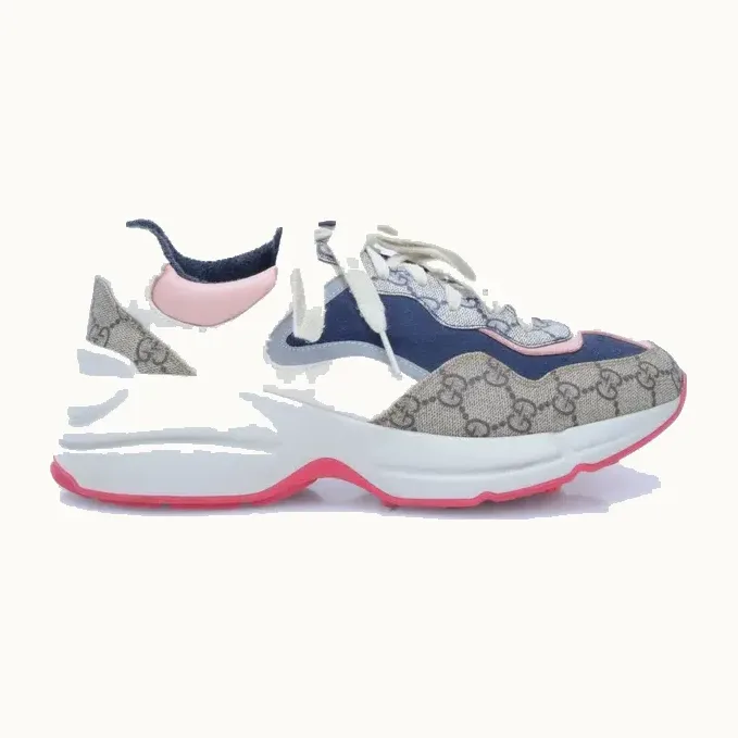 Tenis Gucci Rhyton Multicolores, Talla 39.5