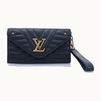 Billetera Louis Vuitton New Wave Long Negra
