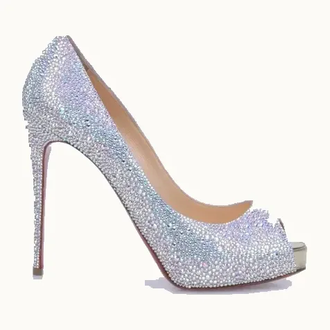 Tacones Christian Louboutin Very Riche 120 Tornasoles, Talla 39.5