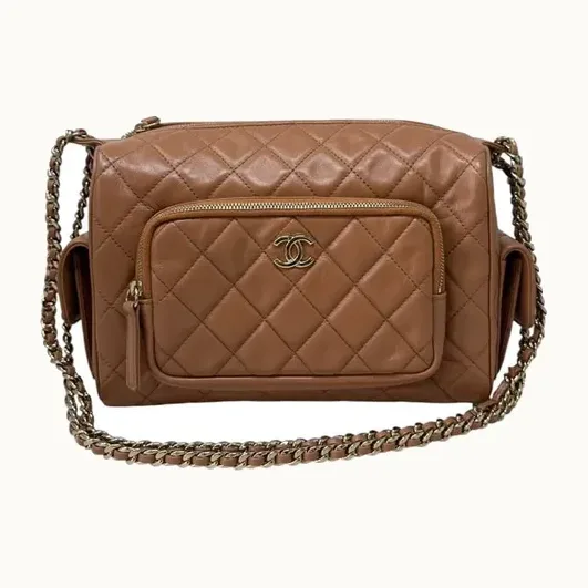 Bolso Chanel Quilted Front Pocket