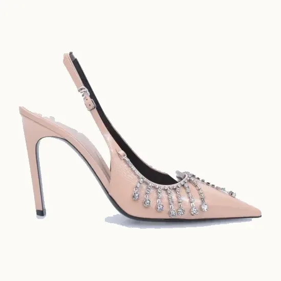 Tacones Gucci Guinevere 105 Nudes, Talla 38