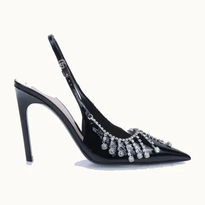 Tacones Gucci Guinevere Negros, Talla 38