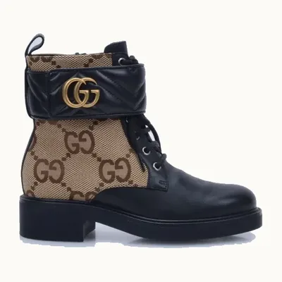 Botines Gucci Jumbo GG Canvas, Talla 37