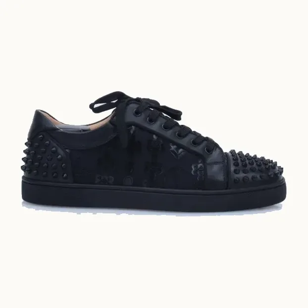 Tenis Christian Louboutin Orlato Seavaste 2 Negros, Talla 44