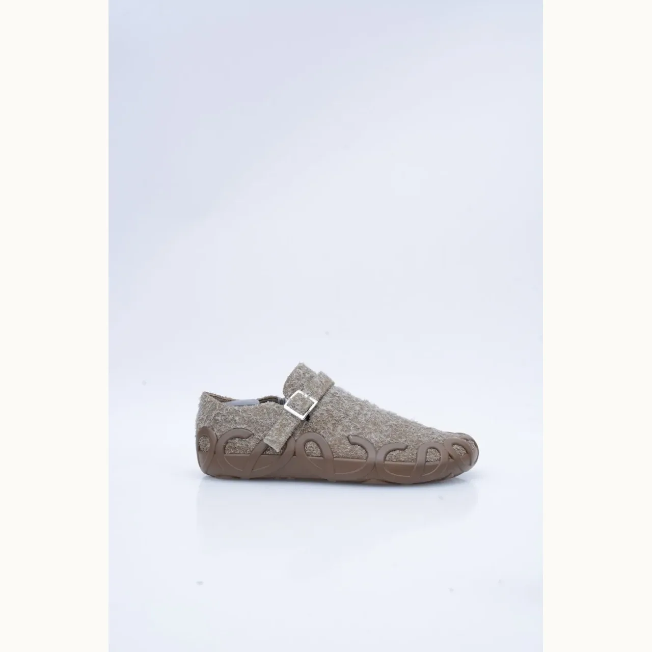 Tenis Loewe Rise Brushed Suede Cafés, Talla 42