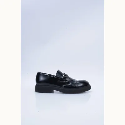 Mocasines Salvatore Ferragamo Fiorello Negros, Talla 9.5