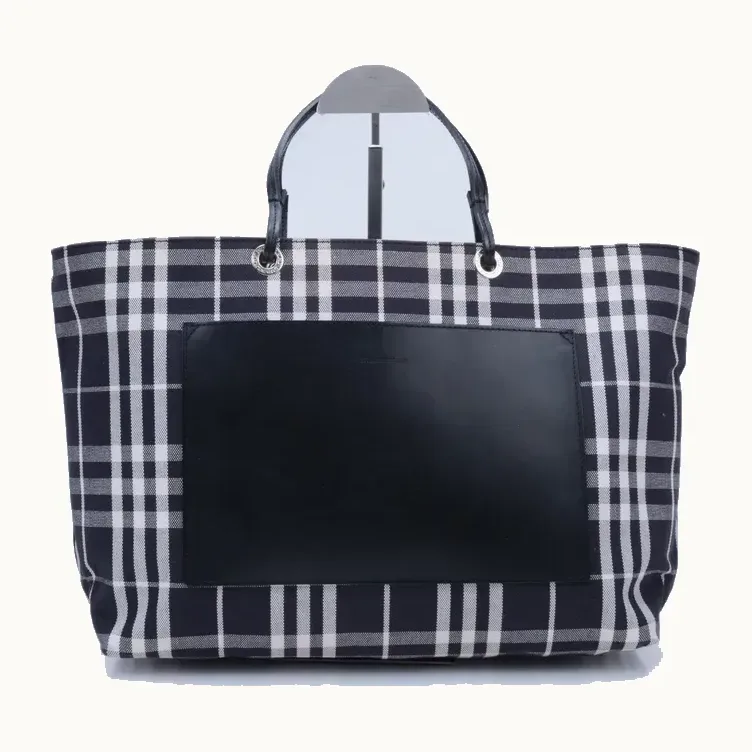 Bolso Tote Burberry Nova Check Azul
