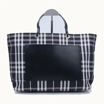 Bolso Tote Burberry Nova Check Azul