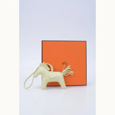Llaveros Hermès Rodeo PM Amarillos