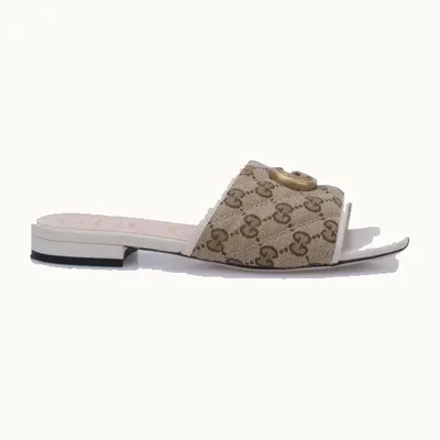 Sandalias Gucci Marmont GG GG Canvas, Talla 36.5