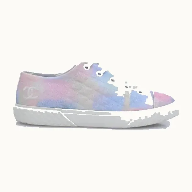 Tenis Chanel CC Tie Dye Rosas, Talla 41