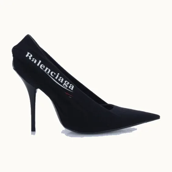 Tacones Balenciaga Knife Negros, Talla 38.5