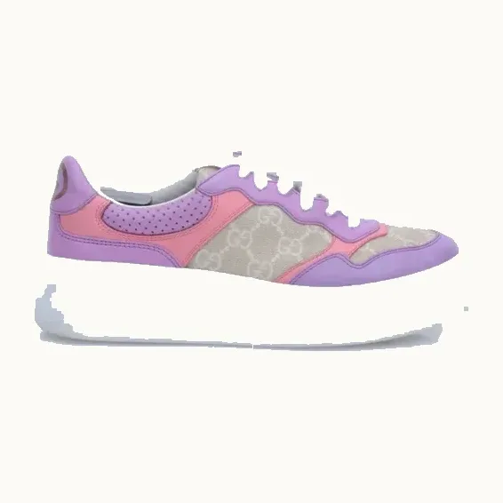 Tenis Gucci GG Morados, Talla 37