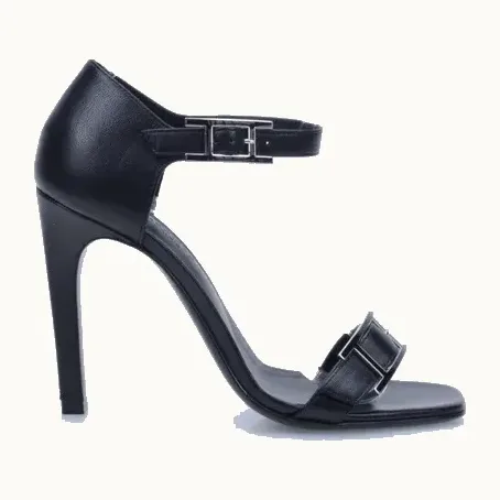 Sandalias Hermès Judy Negras, Talla 36