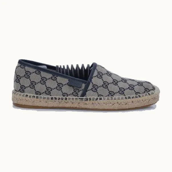 Alpargatas Gucci GG Canvas Azules, Talla 42.5
