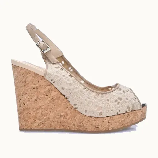 Sandalias Jimmy Choo Prova Beiges, Talla 40