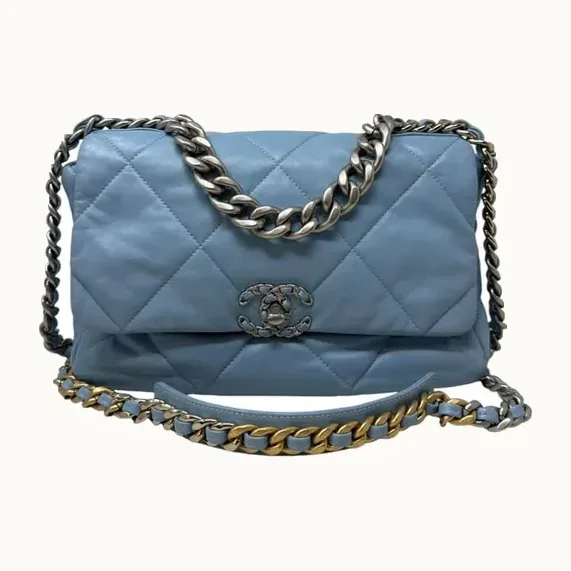 Bolso Chanel 19 Azul
