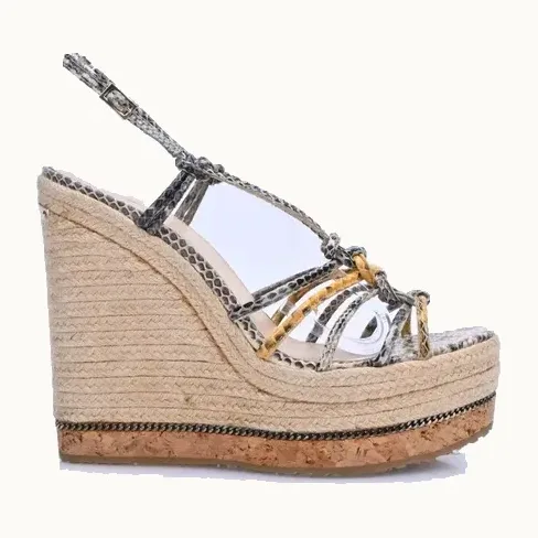 Alpargatas Jimmy Choo 140 Beiges, Talla 40