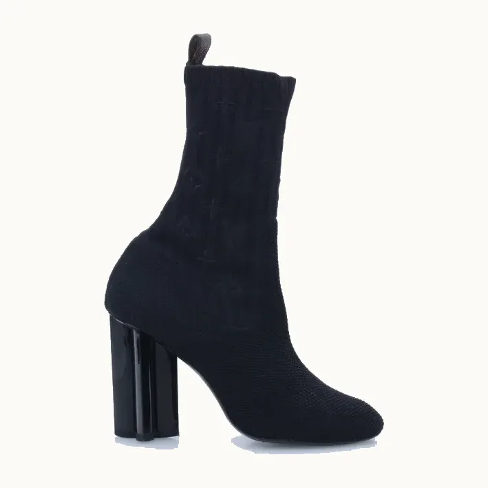 Botines Louis Vuitton Silhouette Negros, Talla 37