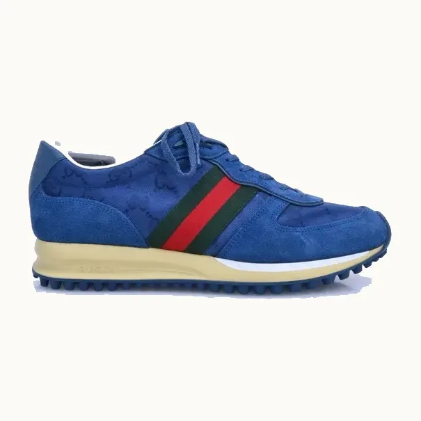 Tenis Gucci Re-Motion Azules, Talla 42